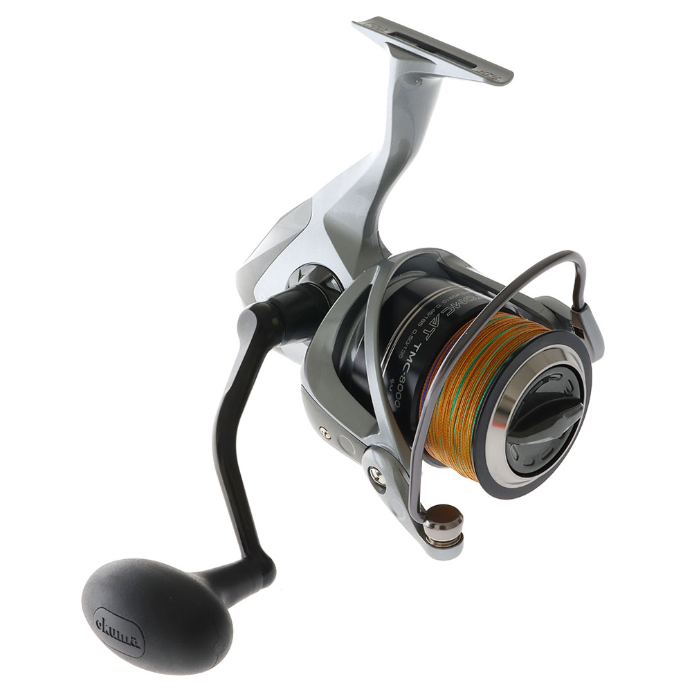 Okuma Tomcat 8000 Spinning Reel with 210m Braid