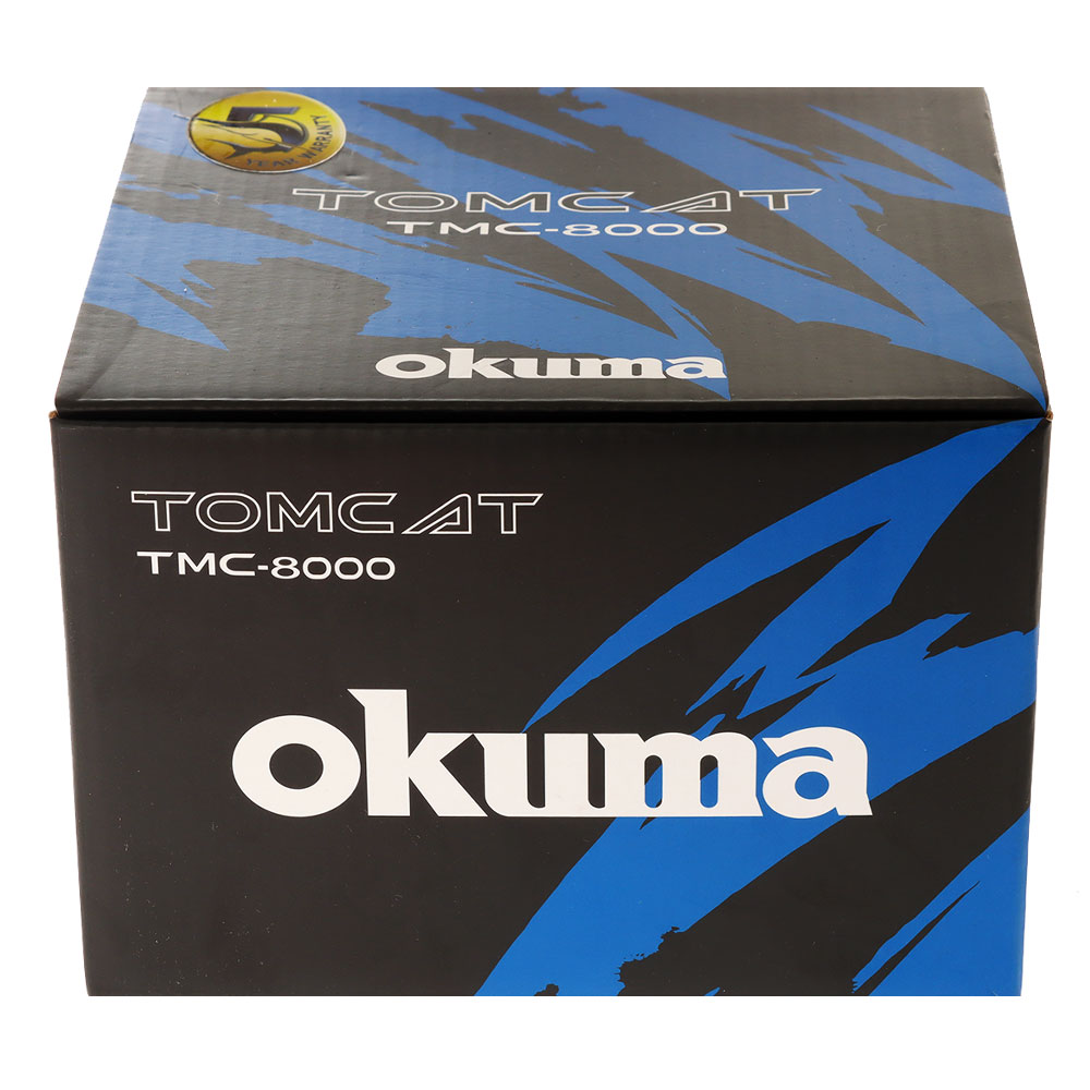 Okuma Tomcat 8000 Spinning Reel with 210m Braid