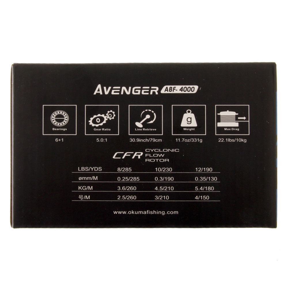 Okuma Baitfeeder Avenger 4000 Spinning Reel