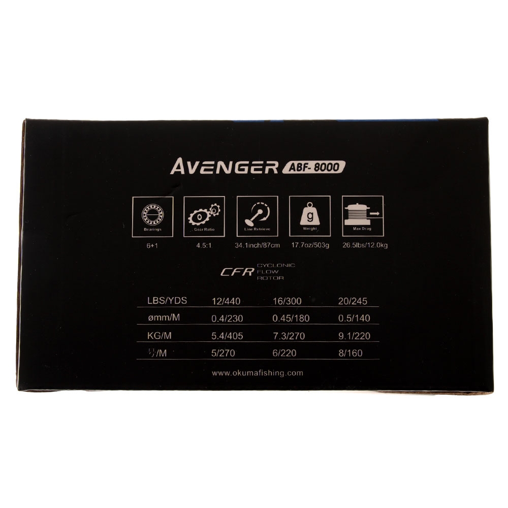 Okuma Baitfeeder Avenger 8000 Spinning Reel