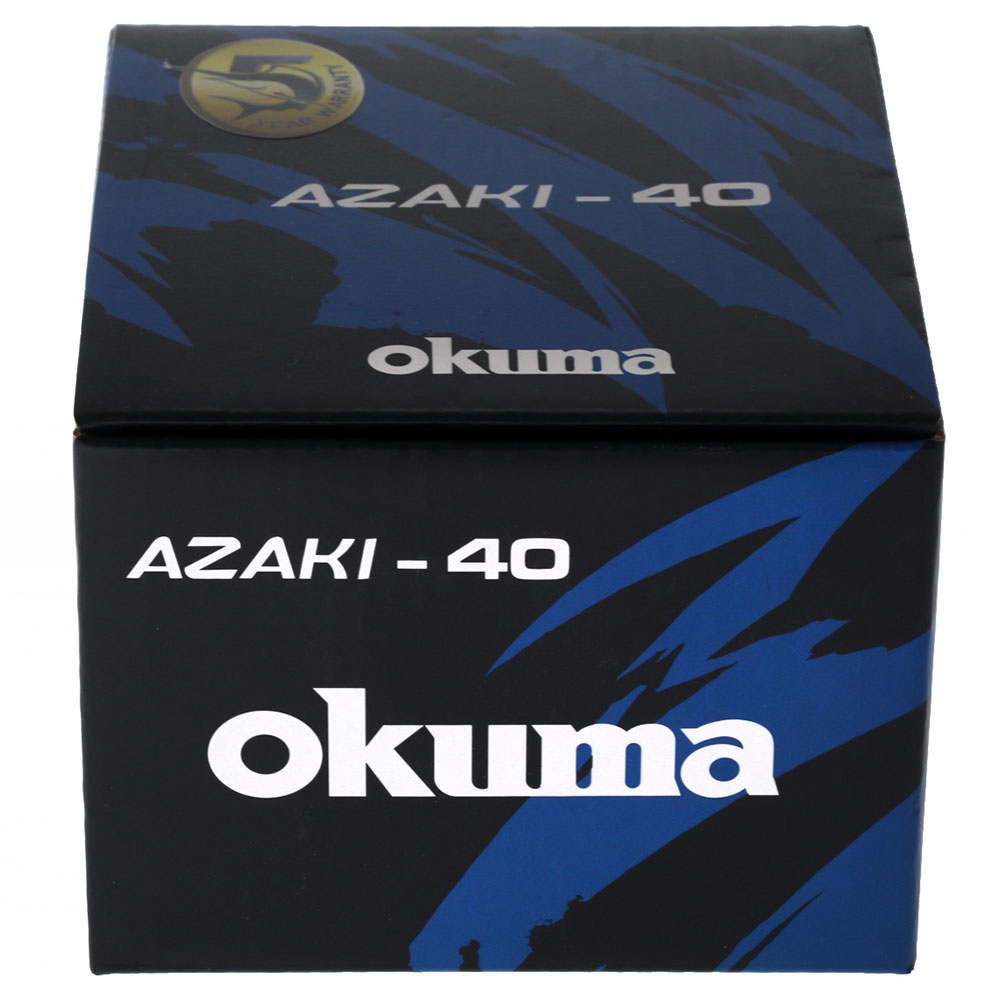 Okuma 40B Azaki Spinning Softbait Reel with Braid - Damaged Packaging