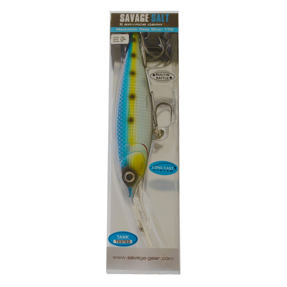 Savage Gear Mack Stick Deep Diver Lure 170mm 75g Blue Sardine