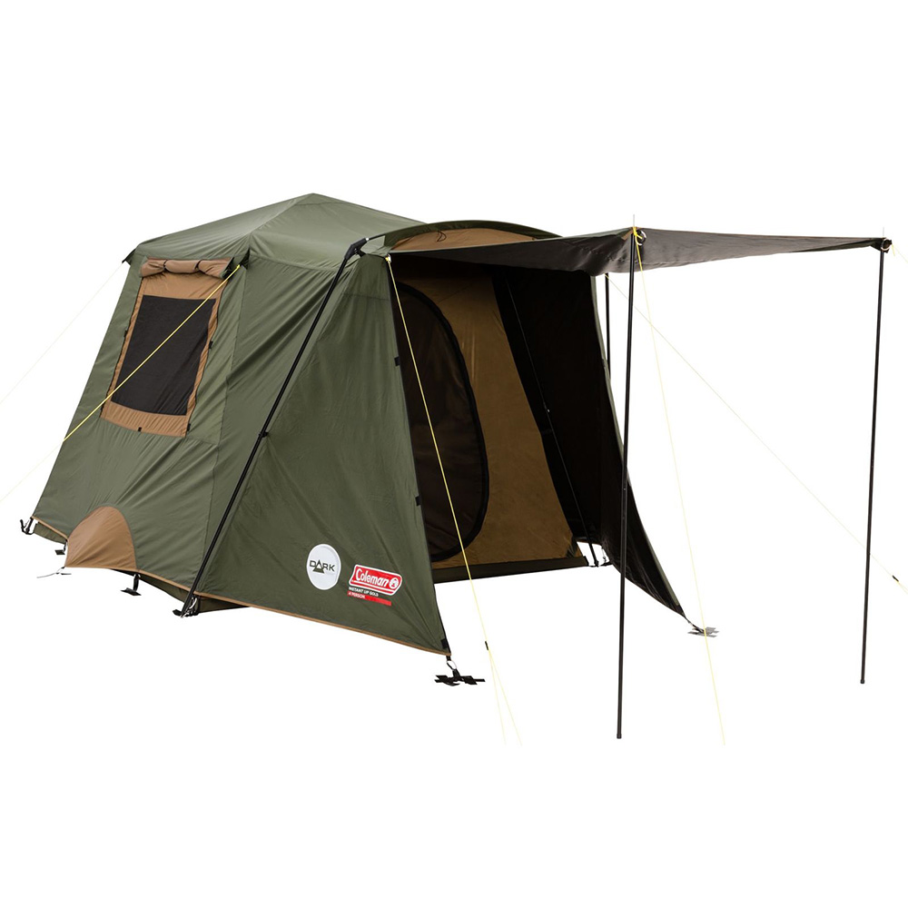 Coleman Instant Up Northstar Dark Room 4 Person Tent with Light - Used Once, Hole in Fly