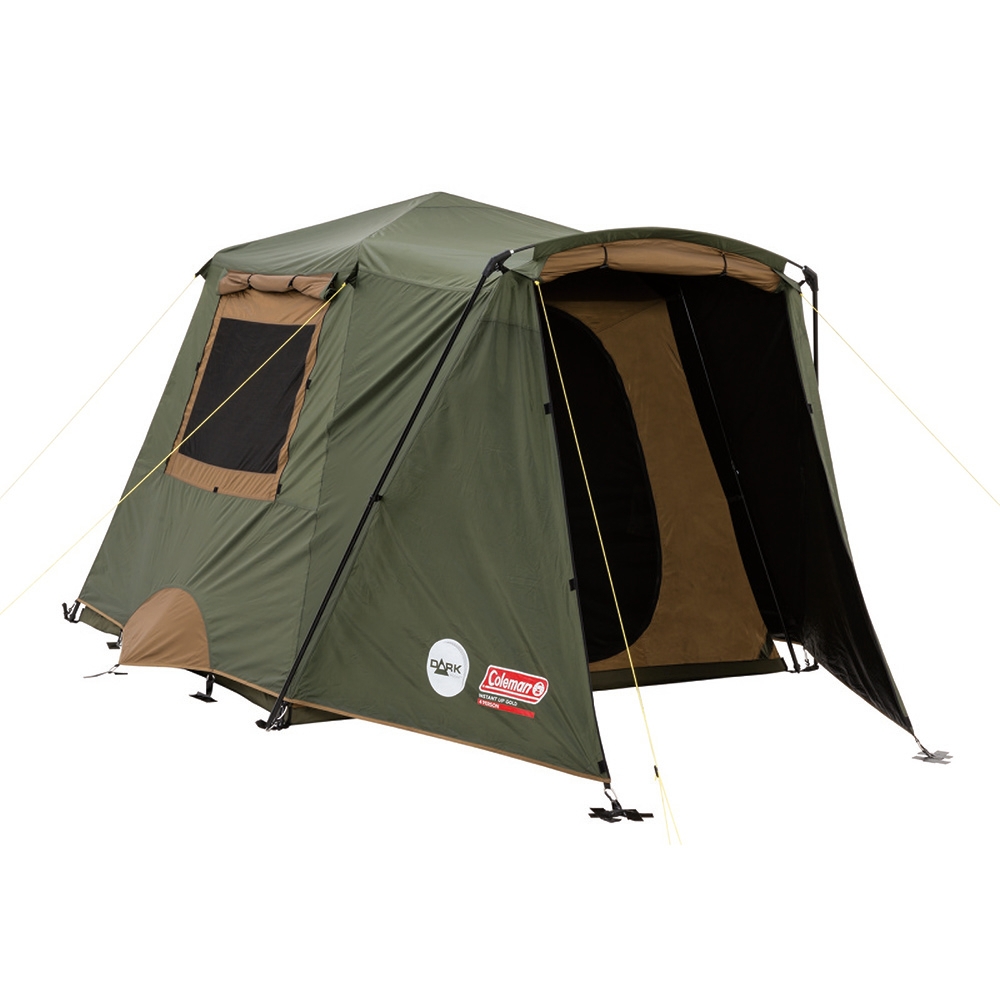 Coleman Instant Up Northstar Dark Room 4 Person Tent with Light - Used Once, Hole in Fly
