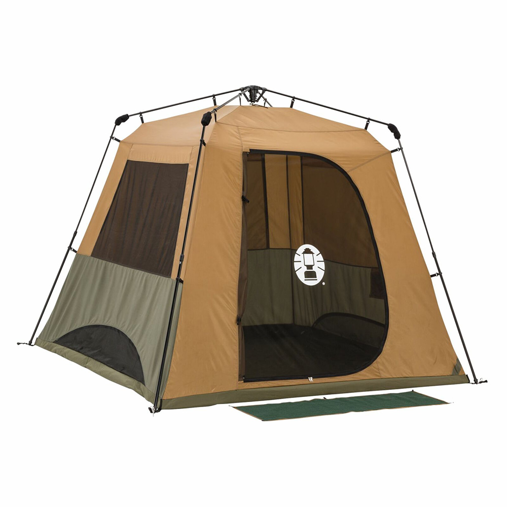 Coleman Instant Up Northstar Dark Room 4 Person Tent with Light - Used Once, Hole in Fly