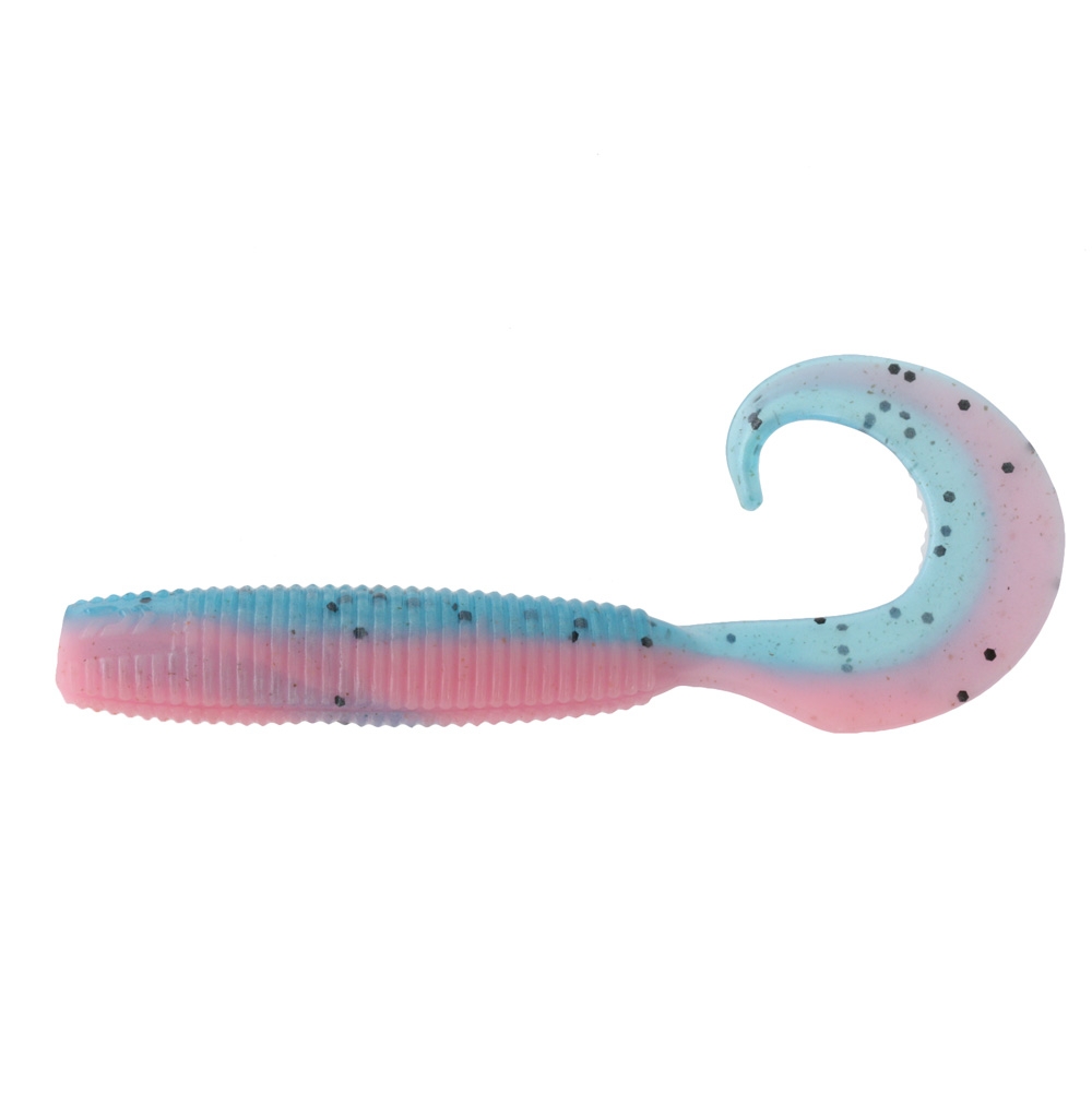 Daiwa BaitJunkie Grub Soft Bait 4in/8.8cm Qty 5 BP Iwashi Glow