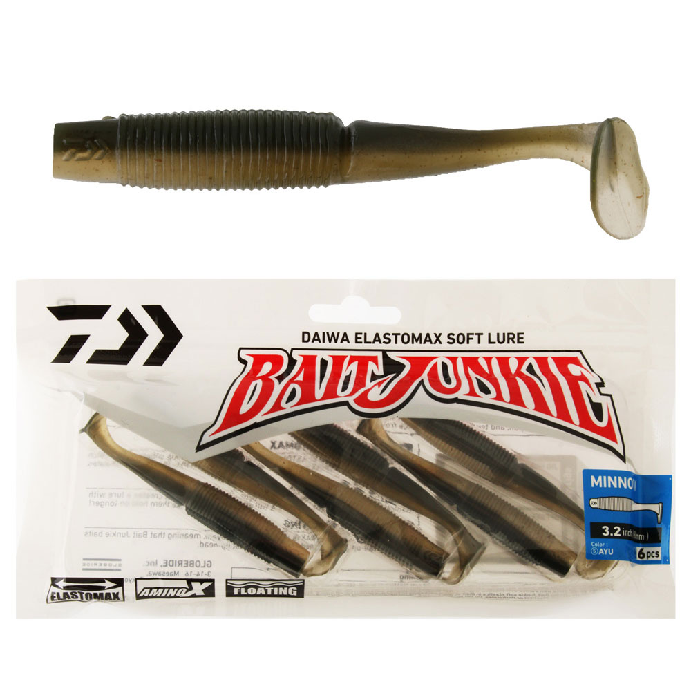 Daiwa BaitJunkie Minnow Soft Bait 8cm Ayu