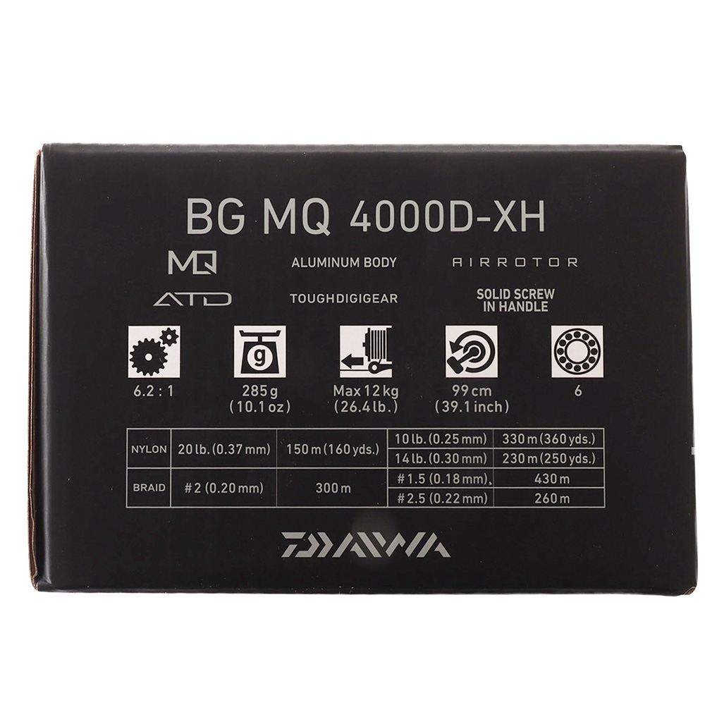 Daiwa BG MQ 4000D-XH Light Tackle Spinning Reel