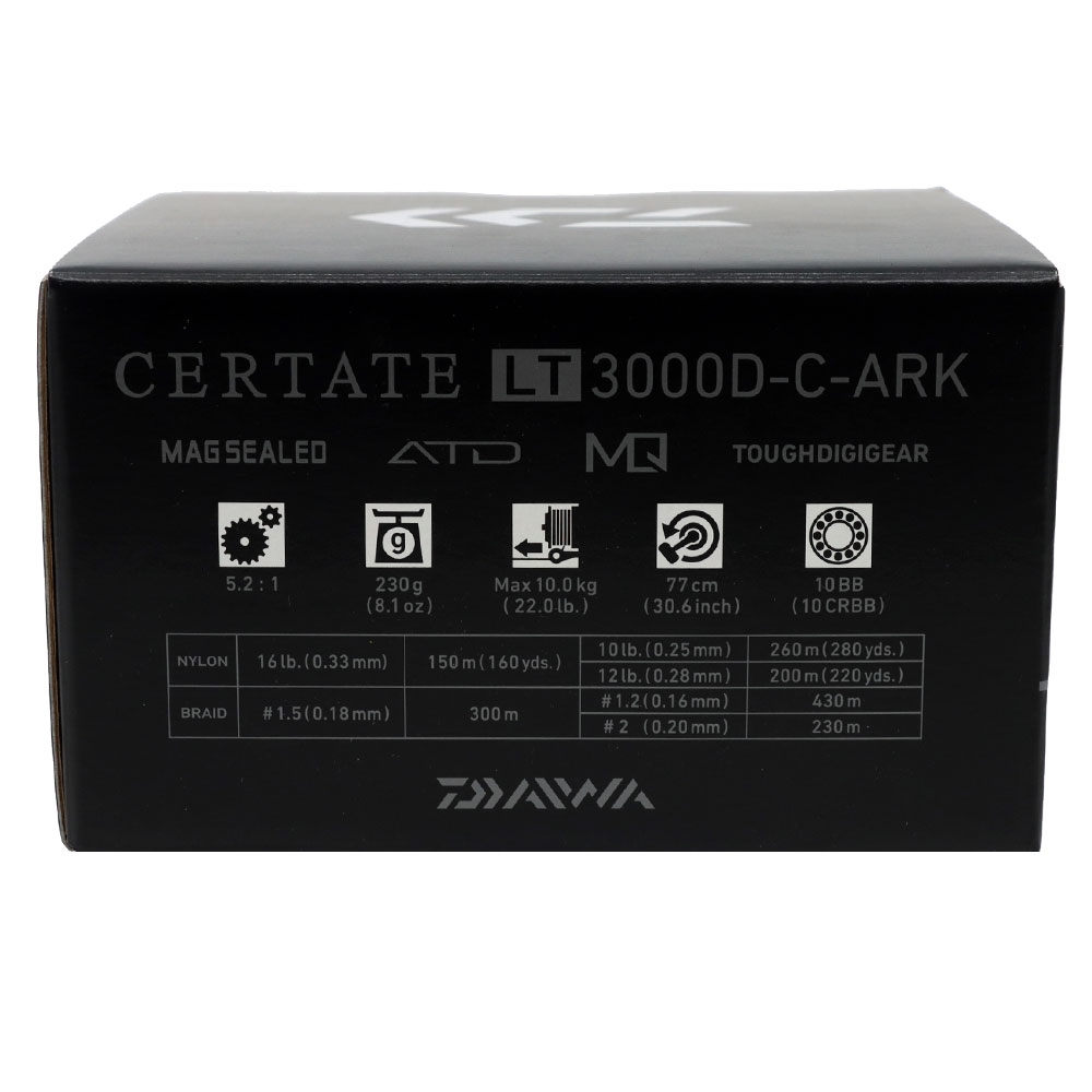 Daiwa 19 Certate LT 3000D-C Ark Spinning Reel