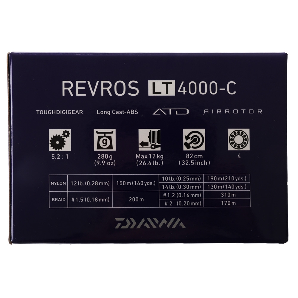 Daiwa 19 Revros LT 4000-C Light Tackle Spinning Reel