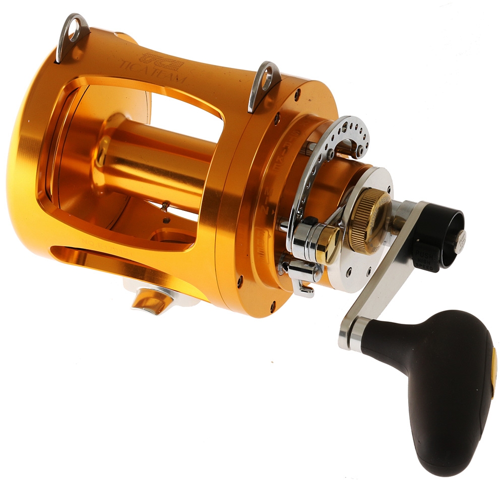 TiCA Team Gold 50WTS 2-Speed Kazumi Stand-Up Roller Tip Big Game Combo 5ft 6in 24-37kg 1pc