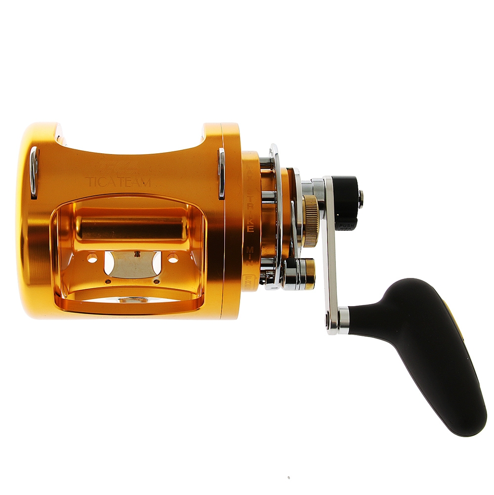 TiCA Team Gold 50WTS 2-Speed Kazumi Stand-Up Roller Tip Big Game Combo 5ft 6in 24-37kg 1pc