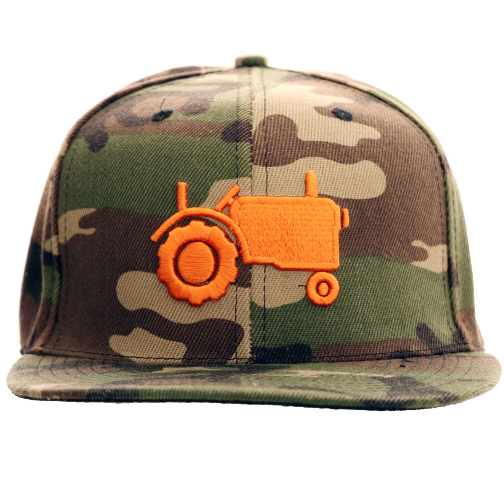 Tractor Camouflage Flat Bill Cap