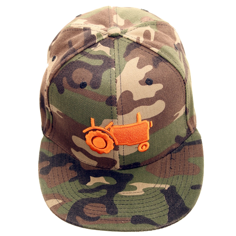 Tractor Camouflage Flat Bill Cap