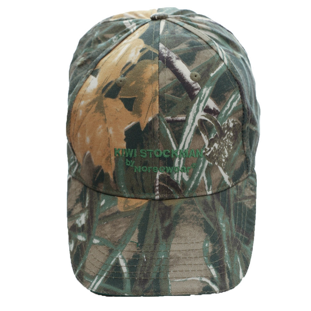 Kiwi Stockman Reed Camouflage Blazed Cap