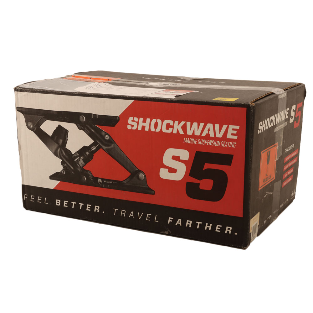 Shockwave S5 Sentinel Seat Suspension White