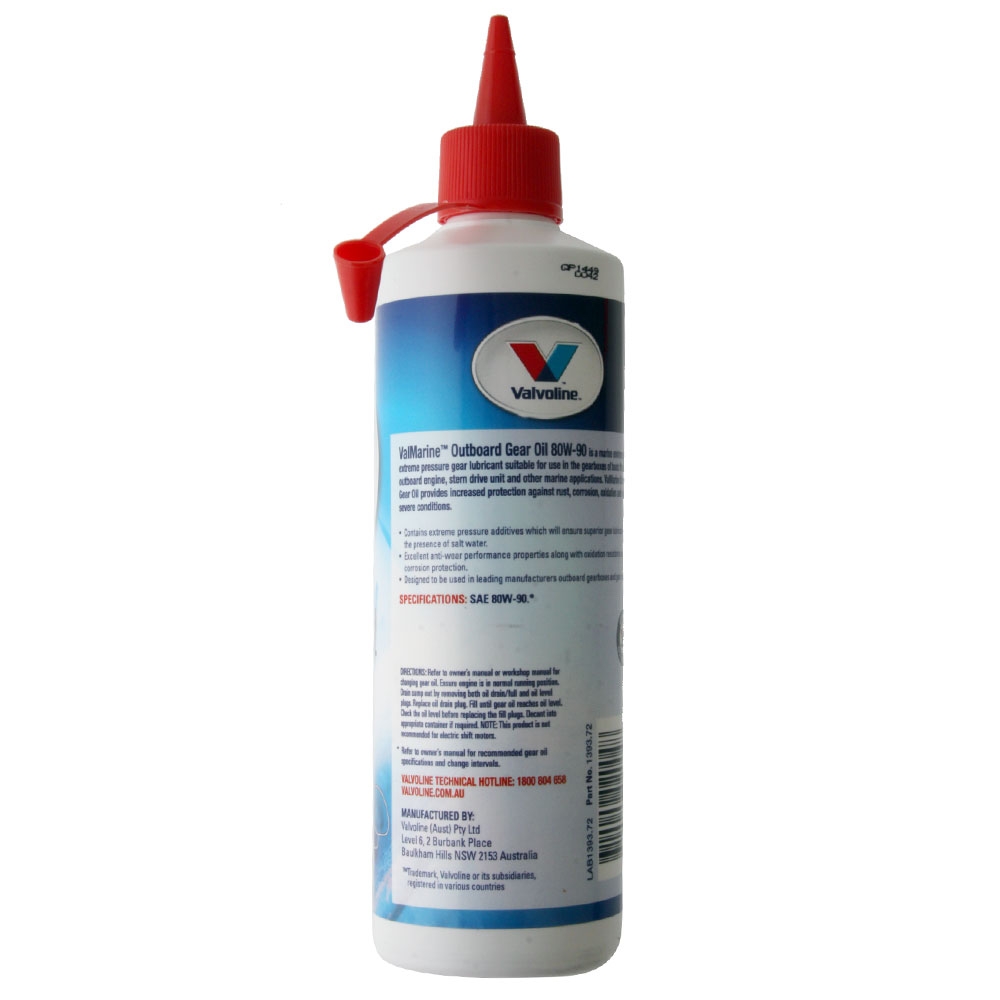 Valvoline ValMarine 80W-90 Outboard Gear Oil 500ml