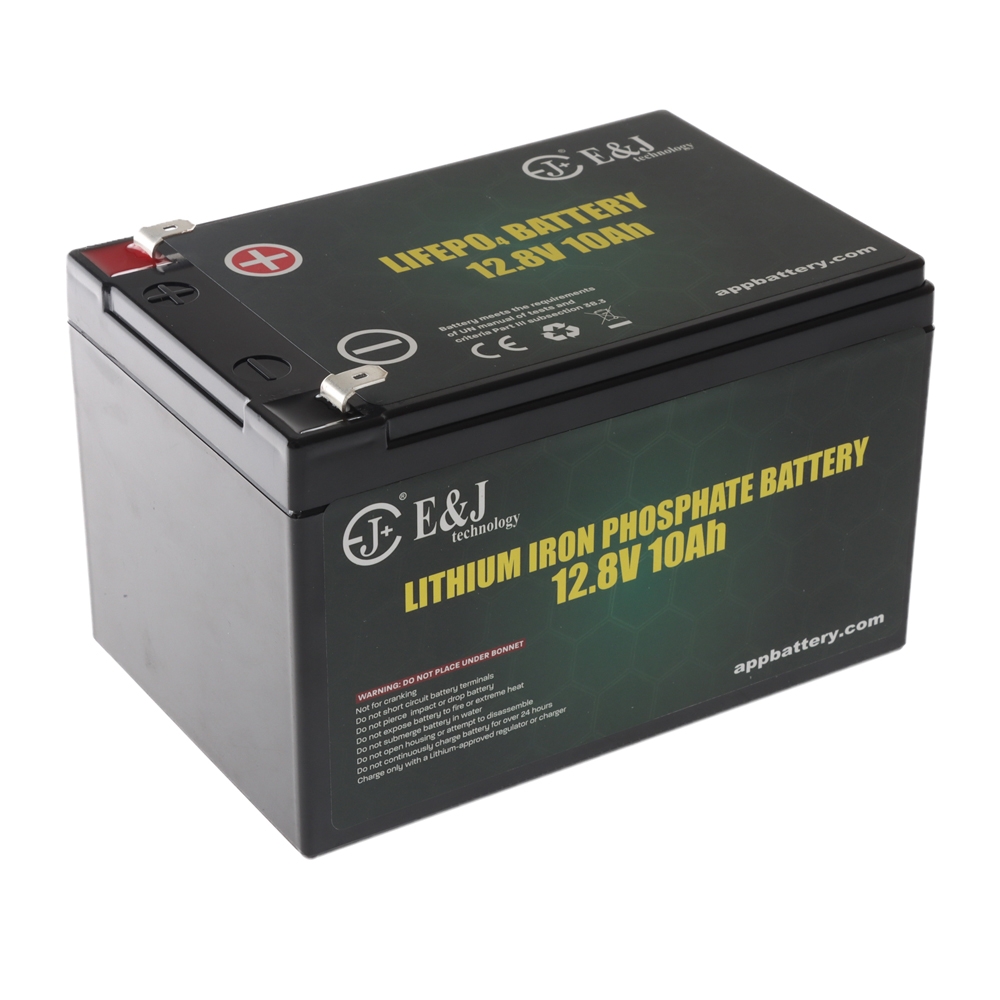 E&J LiFePO4 Rechargeable Lithium Deep Cycle Battery 12.8V 10Ah