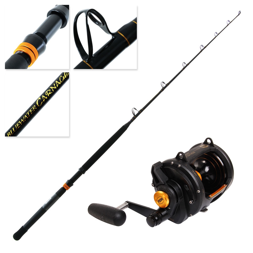 PENN Squall 50 VSW Bluewater Carnage Lever Drag Boat Combo 5ft 7in 24kg 1pc