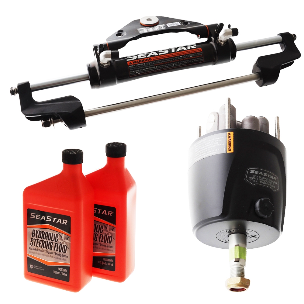 SeaStar Front Mount Hydraulic Steering Kit