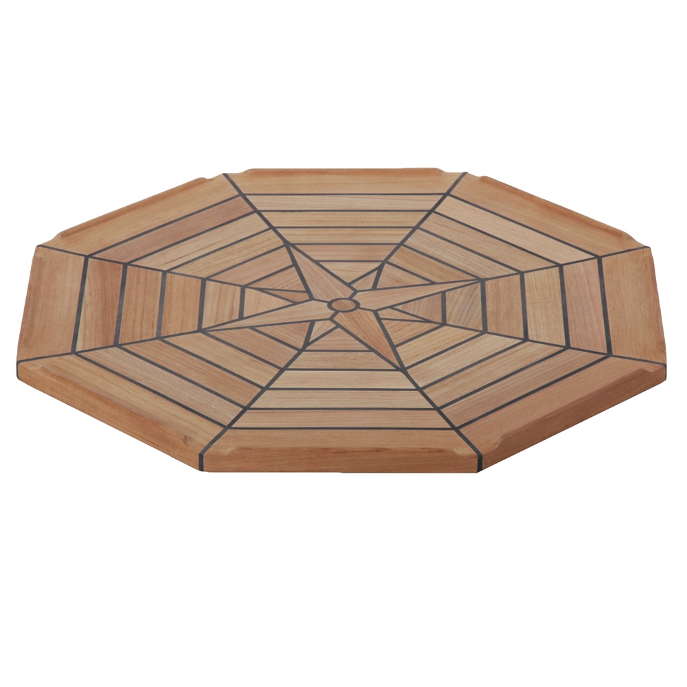 Nautical Octagon Teak Boat Table 55cm