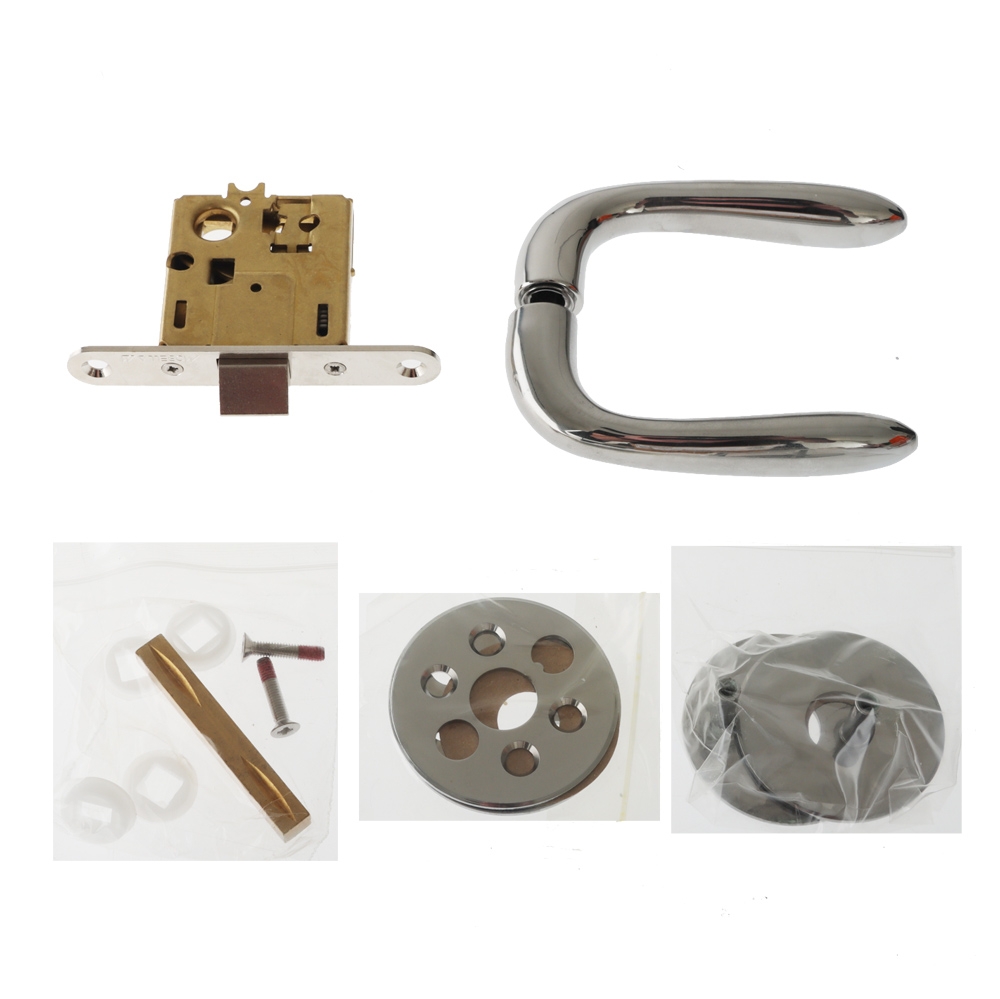 McCoy Chrome Marine Door Lock Set L/H In R/H Out