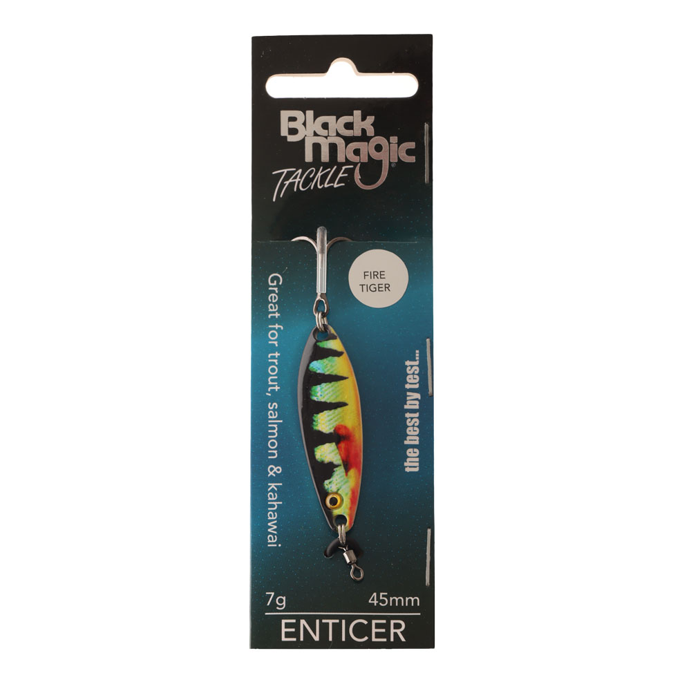 Black Magic Enticer Freshwater Lure 7g Fire Tiger