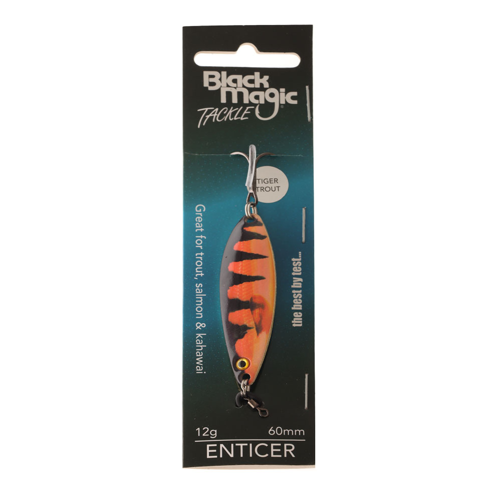 Black Magic Enticer Freshwater Lure Tiger Trout 12g