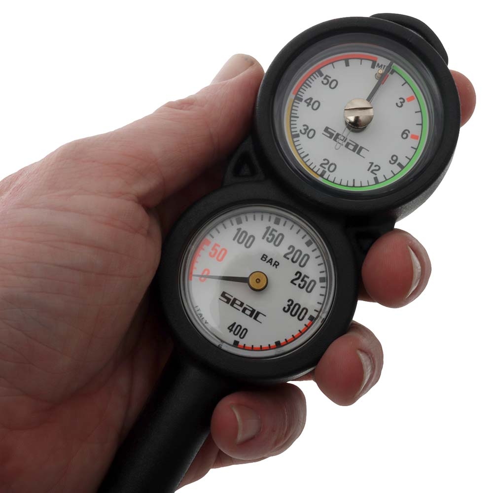 Seac Console 2 Compact Scuba Depth and Pressure Gauge