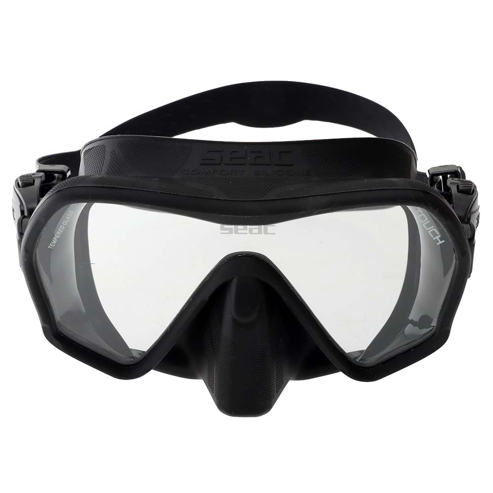 Seac Touch Liquid Silicone Frameless Dive Mask Black