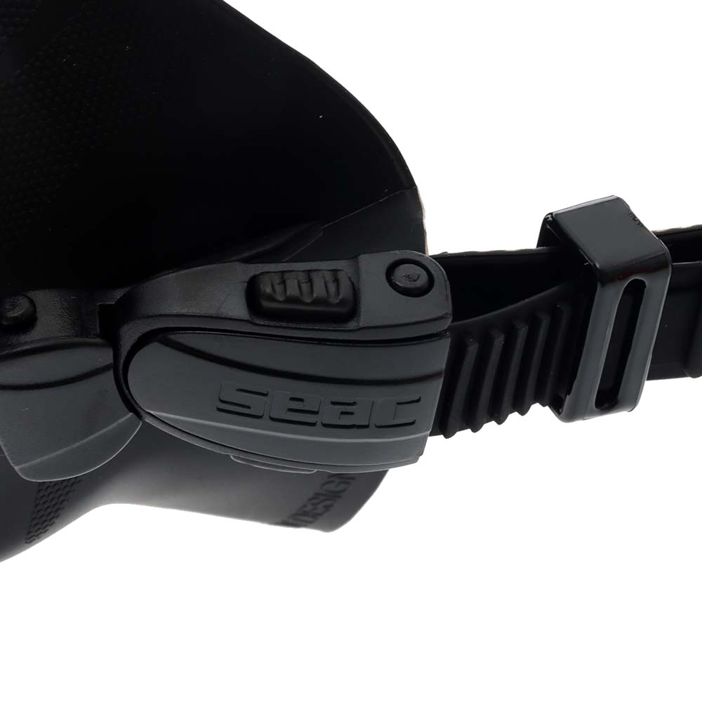 Seac Touch Liquid Silicone Frameless Dive Mask Black