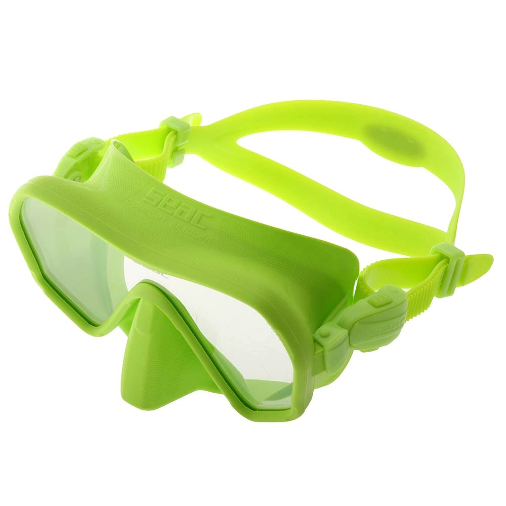 Seac Touch Liquid Silicone Frameless Dive Mask Green Seac Touch Liquid Silicone Frameless Dive Mask Green