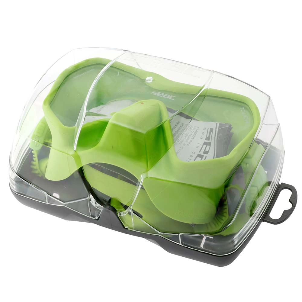 Seac Touch Liquid Silicone Frameless Dive Mask Green Seac Touch Liquid Silicone Frameless Dive Mask Green