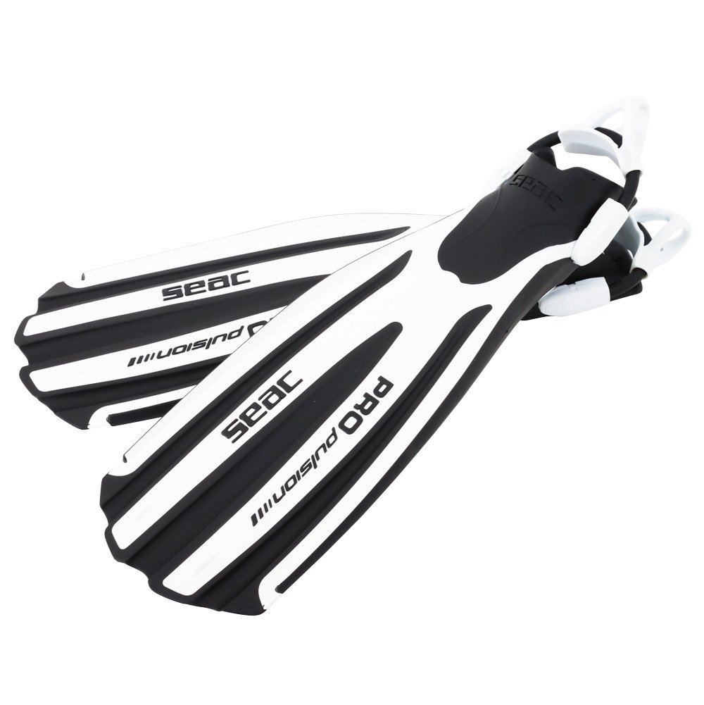 Seac Pro Sport Open Heel Dive Fins White S/M US5-6