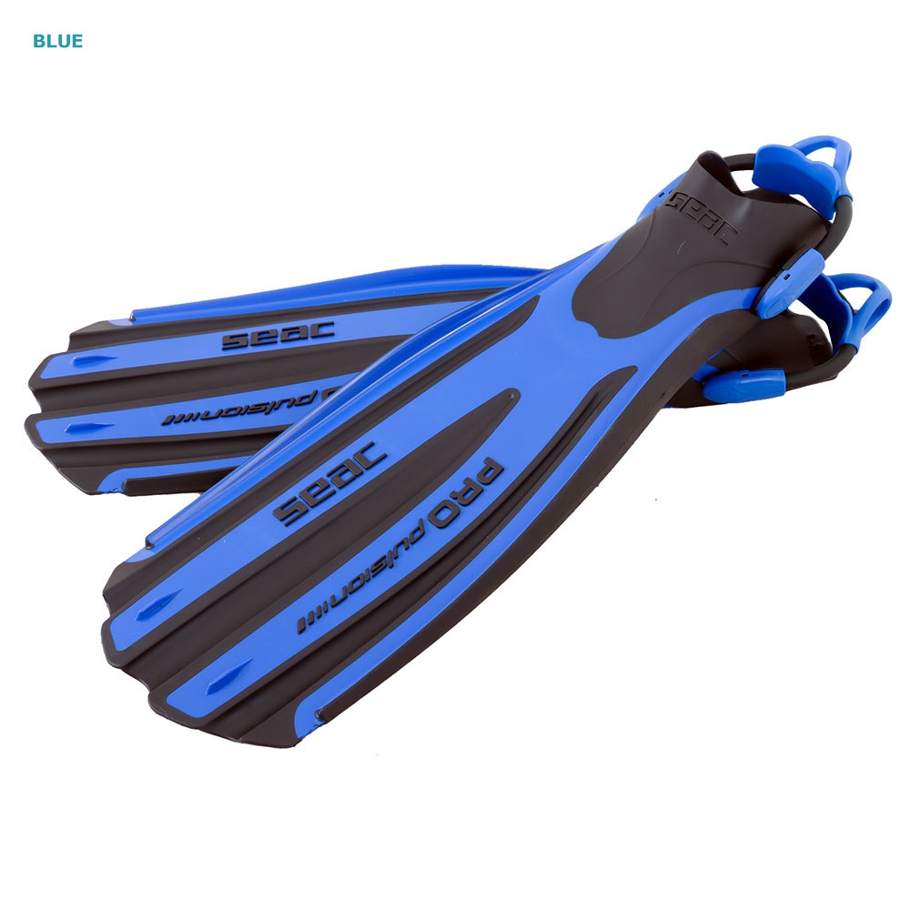 Seac Pro Sport Open Heel Dive Fins Blue S/M US5-6