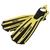 Seac Pro Sport Open Heel Dive Fins Yellow L/XL US9-11