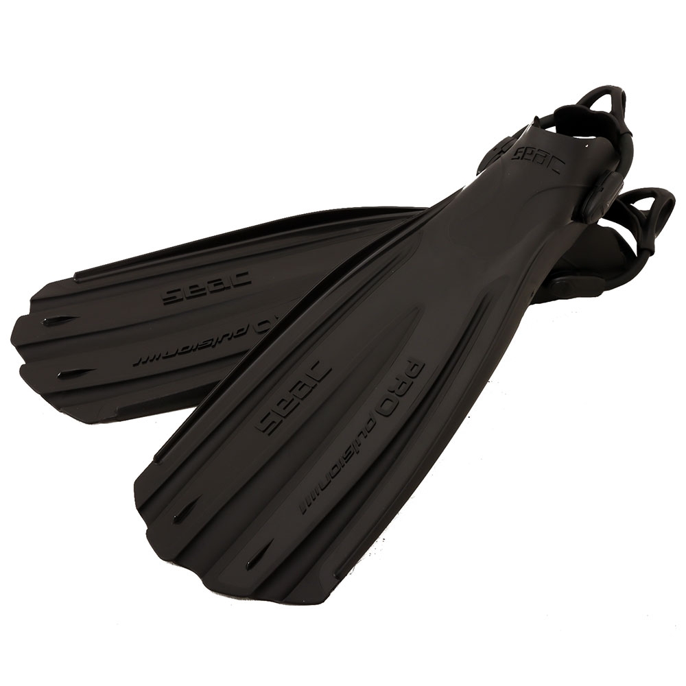 Seac Pro Sport Open Heel Dive Fins Black M/L US7.5-9