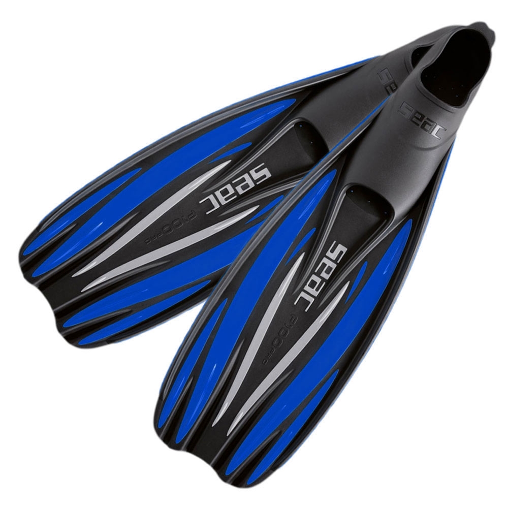 Seac F-100 Pro Full Foot Dive Fins Blue US6-6.5