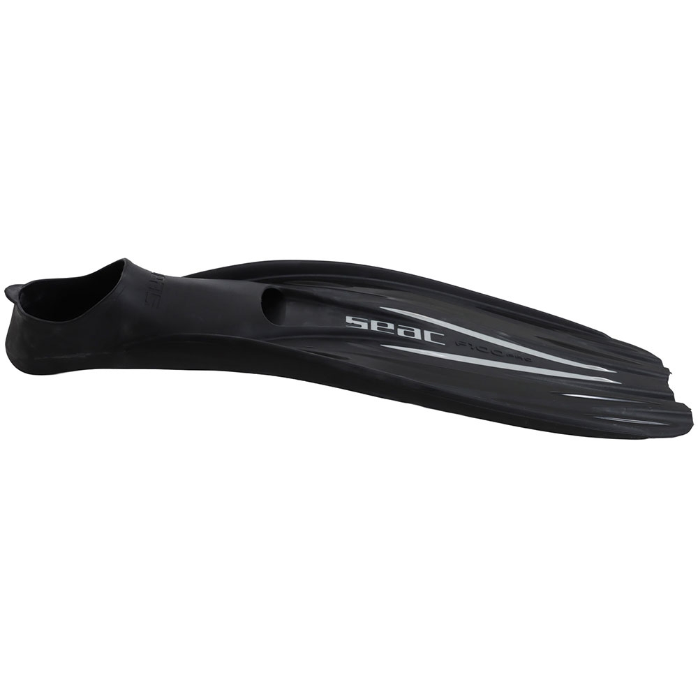 Seac F-100 Pro Full Foot Dive Fins Black US6-6.5