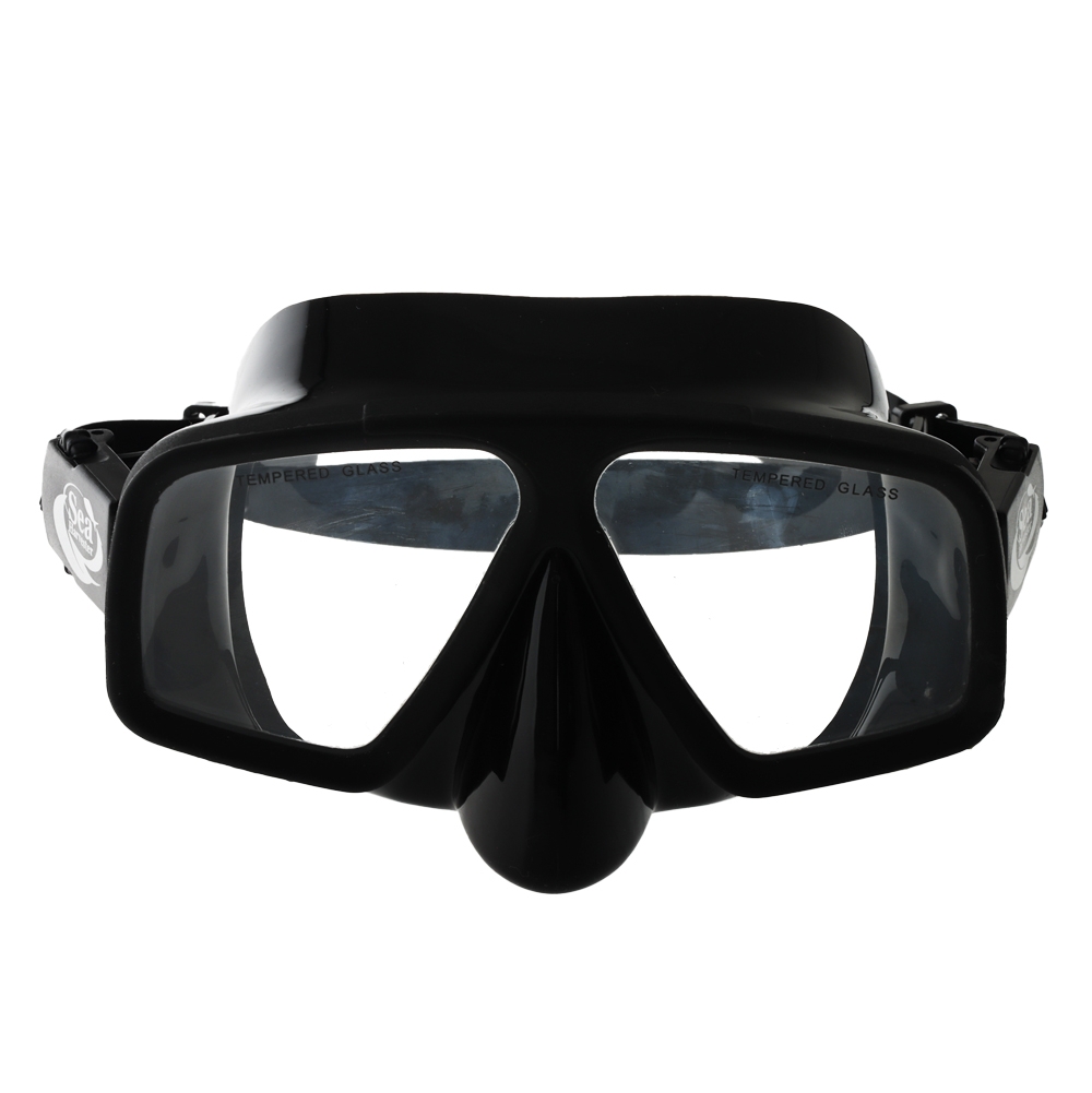 Sea Harvester Silicone Freediver Adult Dive Mask Black