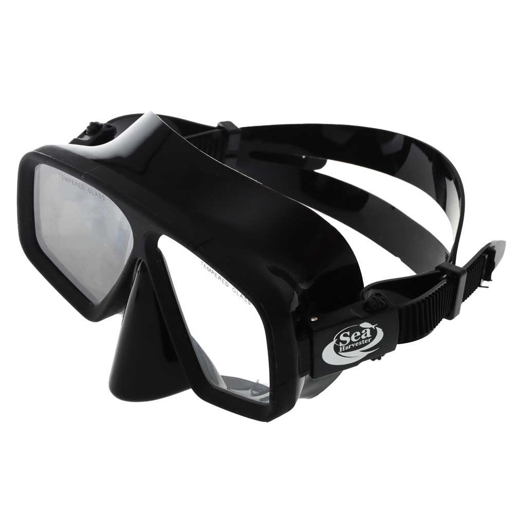 Sea Harvester Silicone Freediver Adult Dive Mask Black
