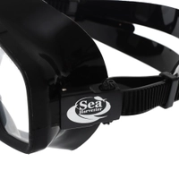 Sea Harvester Silicone Freediver Adult Dive Mask Black Thumbnail Sea Harvester Silicone Freediver Adult Dive Mask Black