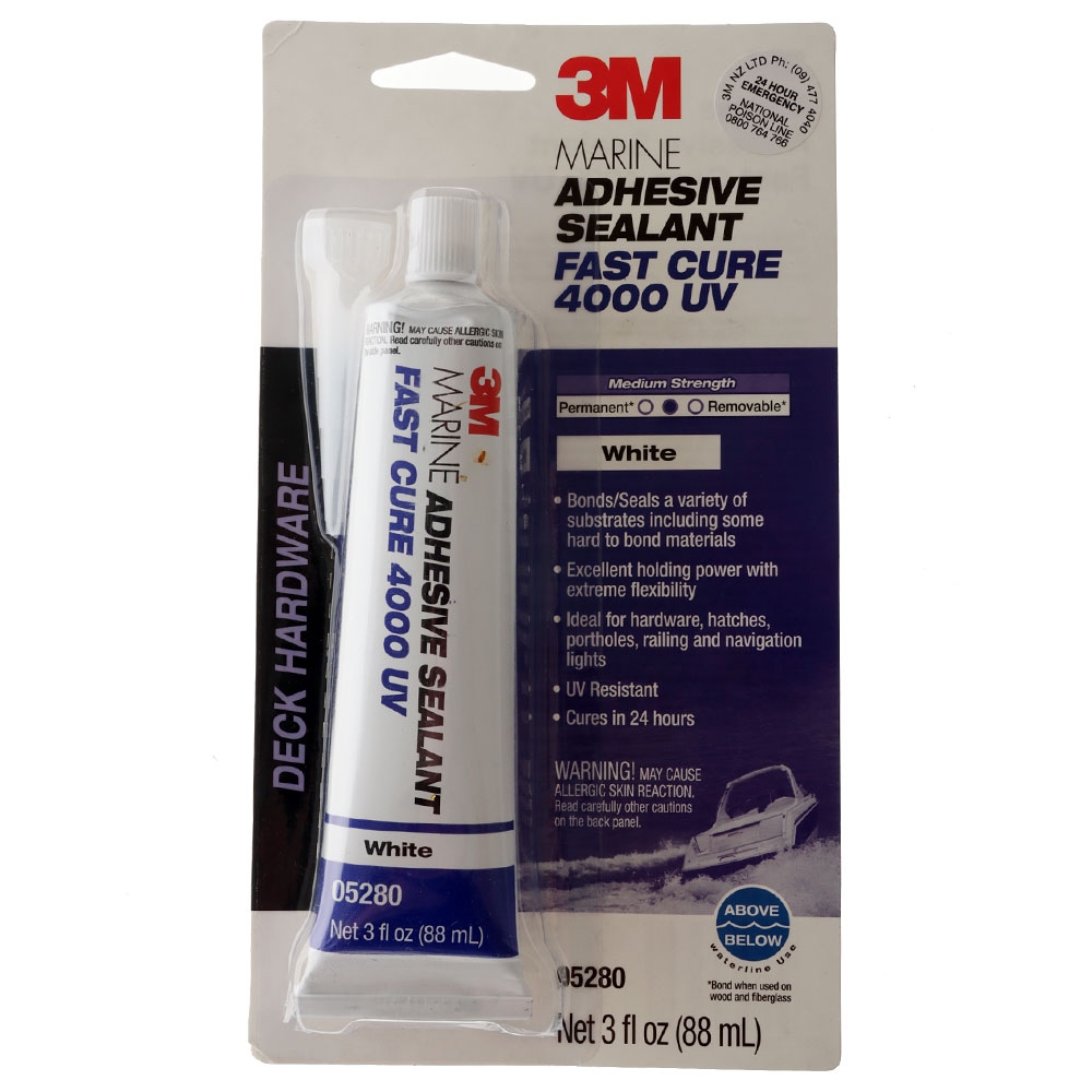 3M Marine Adhesive Sealant 4000 UV 88ml Tube