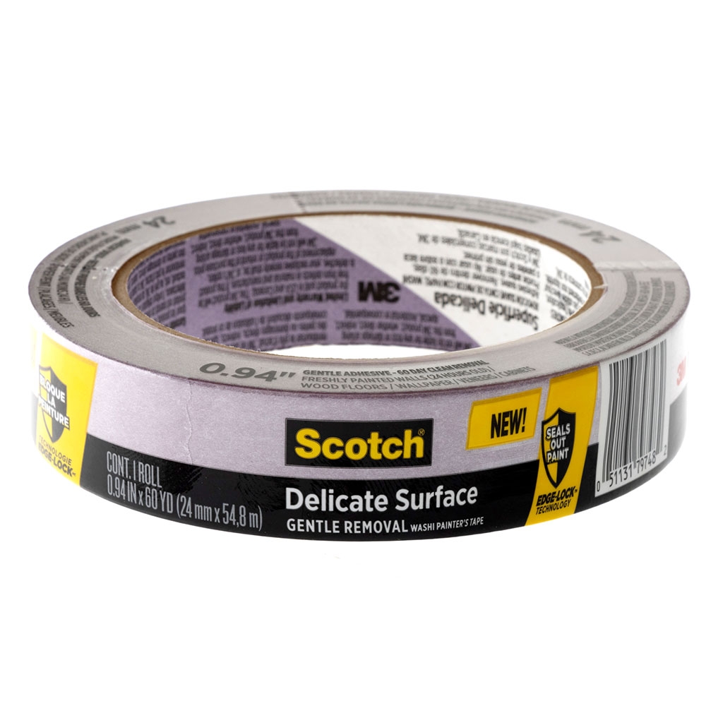 Scotch 2080 Delicate Surface Painter’s Masking Tape Purple 24mmx55m