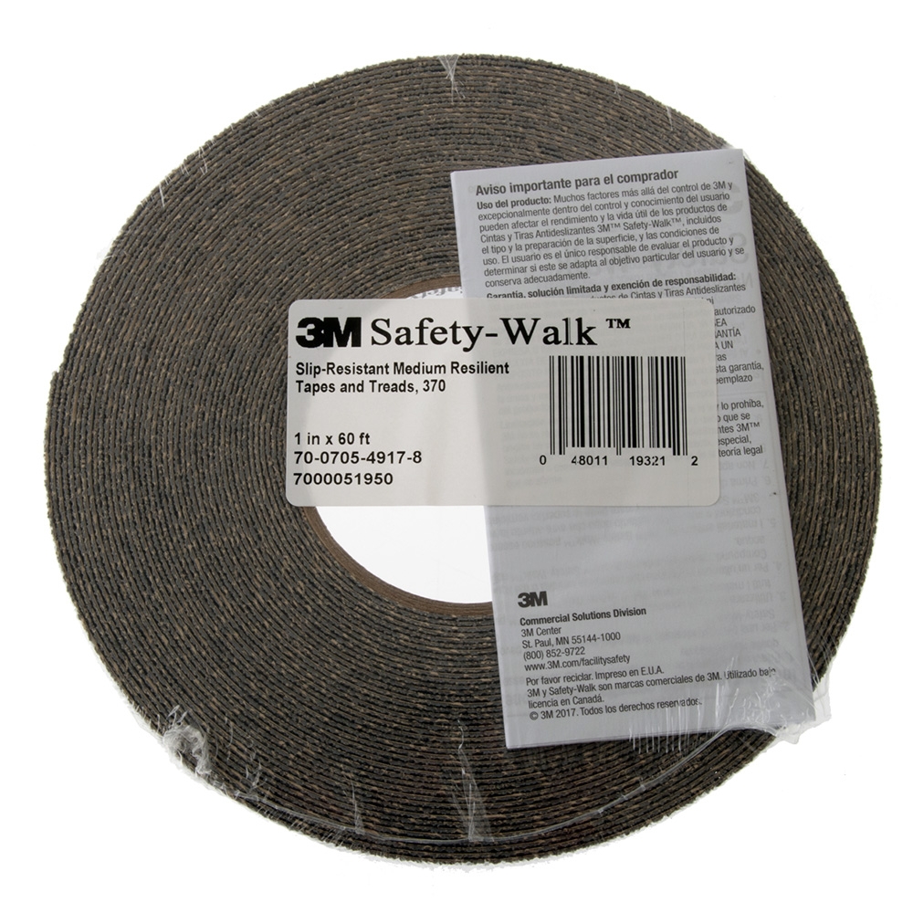 3M Safety-Walk 300 Slip-Resistant Tape Grey Medium 25mm x 18.3m