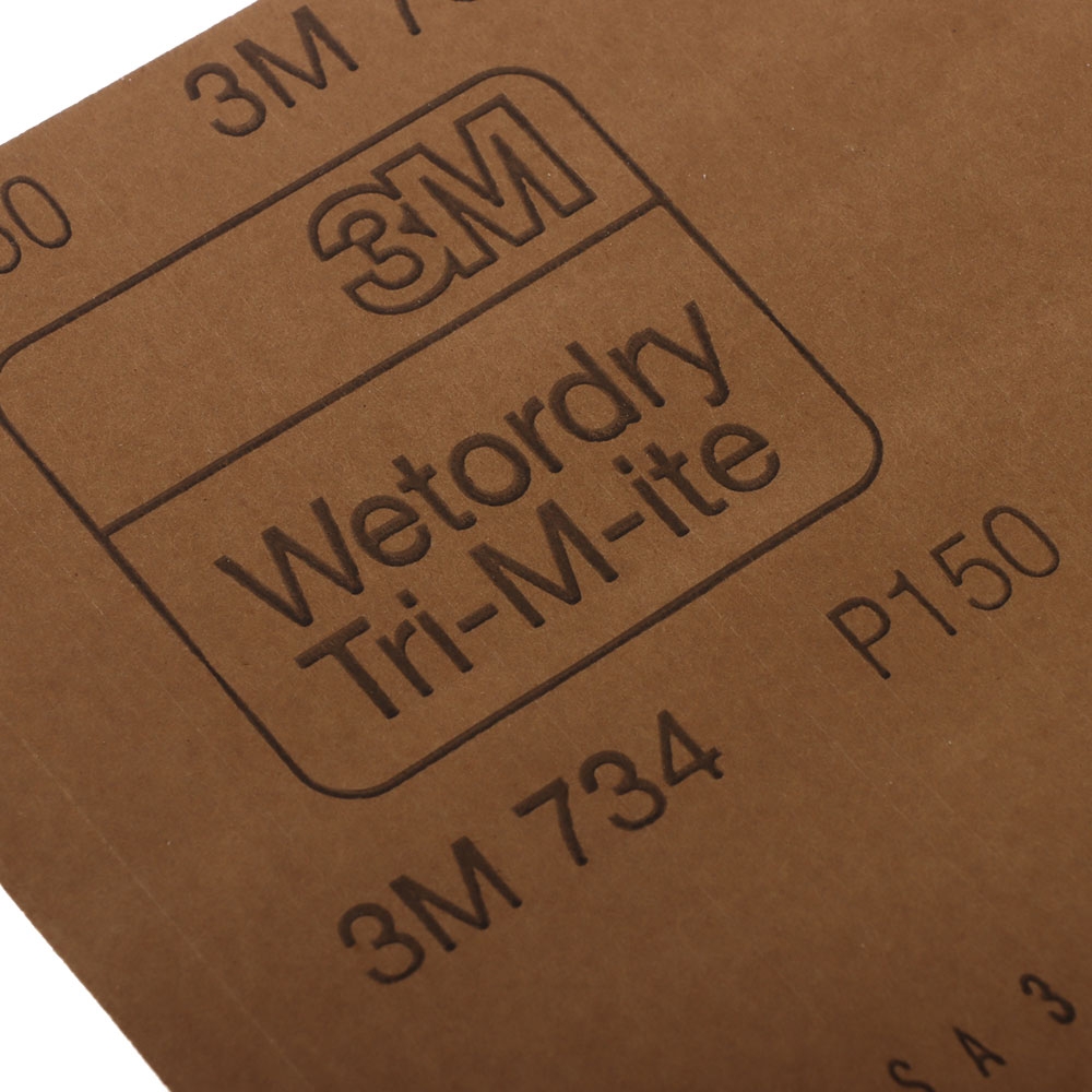 3M 734 Wetordry Sandpaper 280 x 230mm P150 Grit