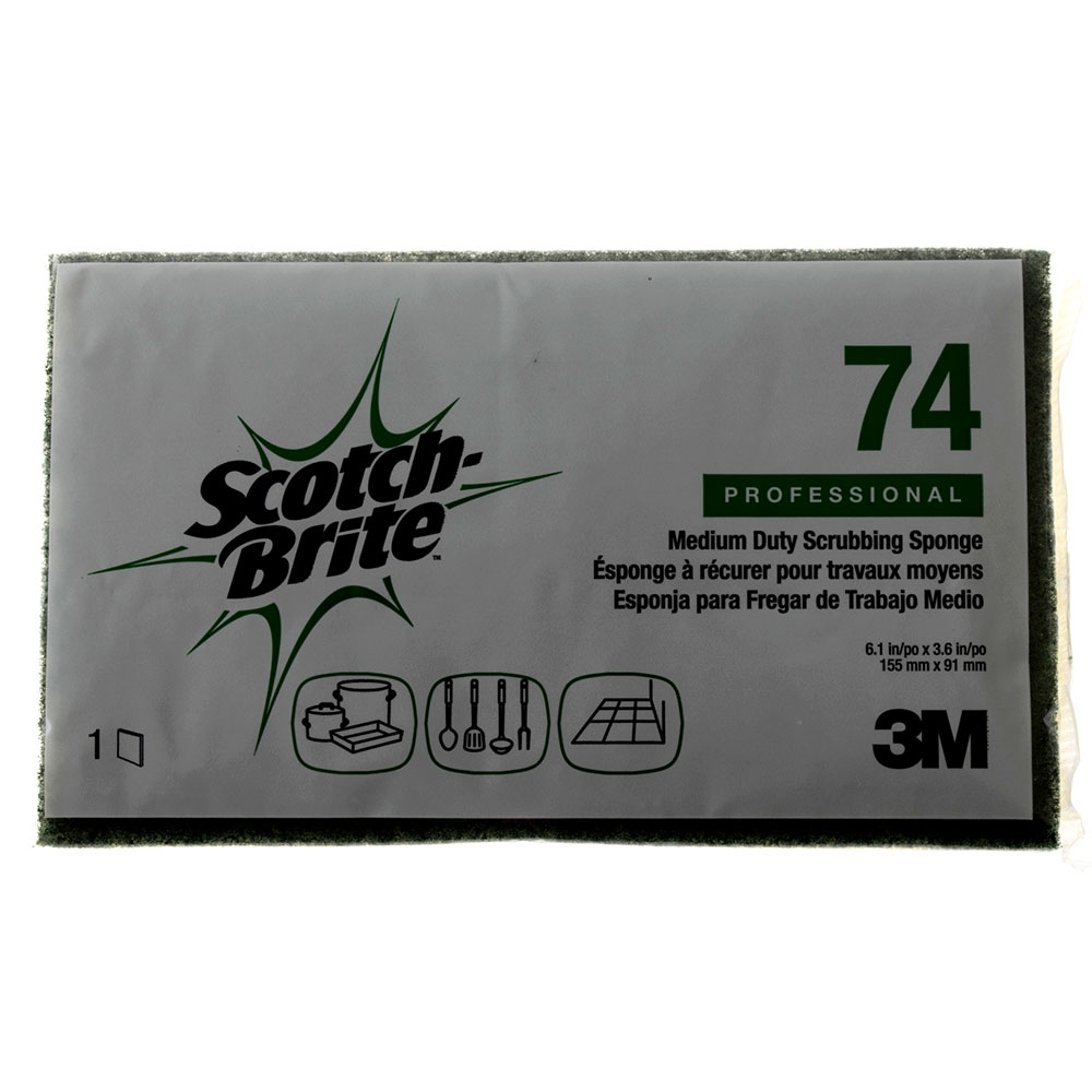 Scotch-Brite Scrub Sponge Medium Duty 74