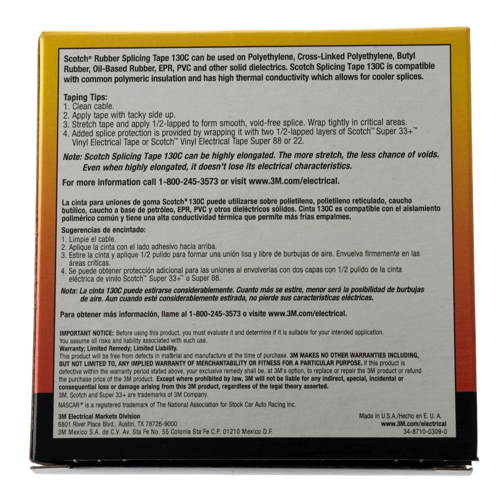 Scotch Linerless Electric Rubber Tape