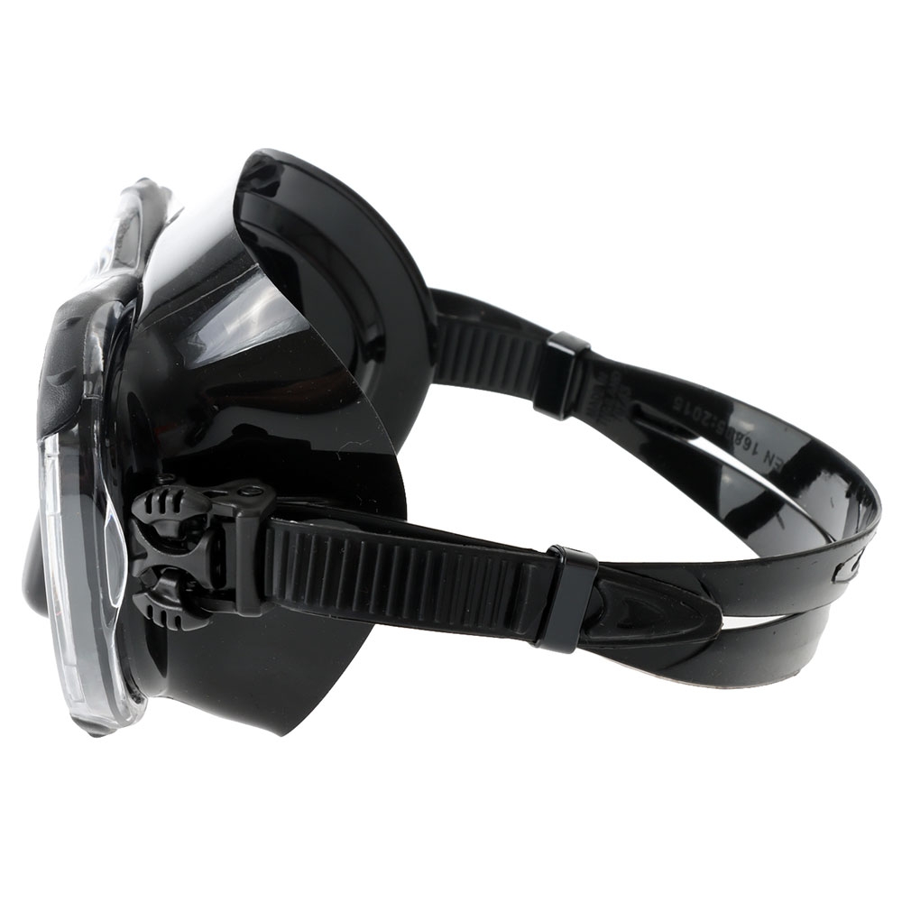 Atlantis Quest M12 Dive Mask Silicone Black