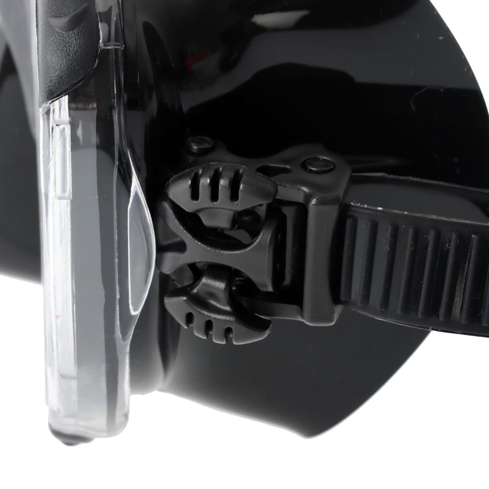 Atlantis Quest M12 Dive Mask Silicone Black